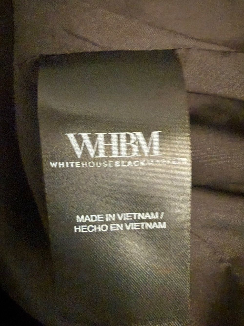 NWOT White House Black Market Black Cropped Jacket/Top Drawstring Hem Size M - Picture 4 of 5
